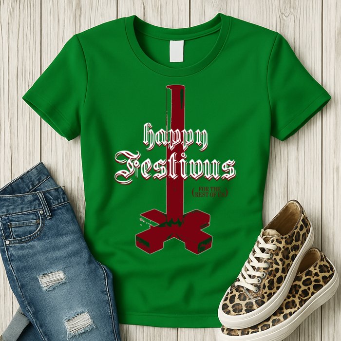 Happy Festivus For The Rest Of Us Christmas Womens T-Shirt