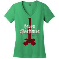 Happy Festivus For The Rest Of Us Christmas Women's V-Neck T-Shirt