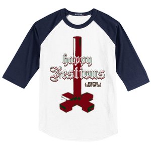 Happy Festivus For The Rest Of Us Christmas Baseball Sleeve Shirt