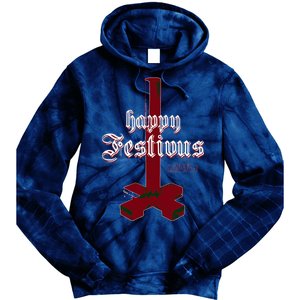 Happy Festivus For The Rest Of Us Christmas Tie Dye Hoodie