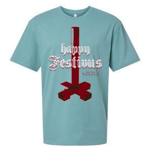 Happy Festivus For The Rest Of Us Christmas Sueded Cloud Jersey T-Shirt