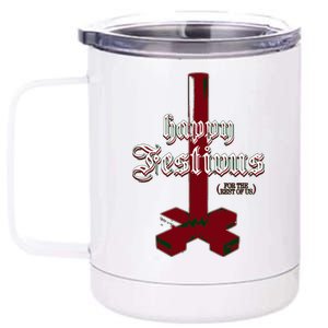 Happy Festivus For The Rest Of Us Christmas 12 oz Stainless Steel Tumbler Cup