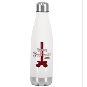 Happy Festivus For The Rest Of Us Christmas Stainless Steel Insulated Water Bottle