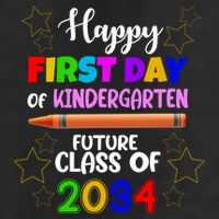 Happy First Day Of Kindergarten Future Class Of 2034 Cool Comfort Performance Bucket Hat