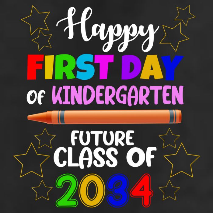 Happy First Day Of Kindergarten Future Class Of 2034 Cool Comfort Performance Bucket Hat