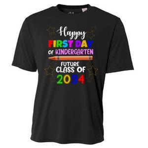 Happy First Day Of Kindergarten Future Class Of 2034 Cooling Performance Crew T-Shirt