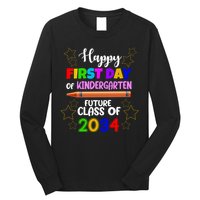 Happy First Day Of Kindergarten Future Class Of 2034 Long Sleeve Shirt