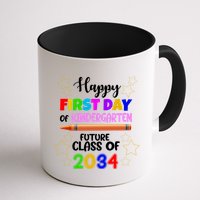 Happy First Day Of Kindergarten Future Class Of 2034 Mug