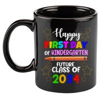 Happy First Day Of Kindergarten Future Class Of 2034 11oz C Handle Ceramic Mug