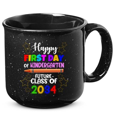 Happy First Day Of Kindergarten Future Class Of 2034 15oz Campfire Ceramic Mug