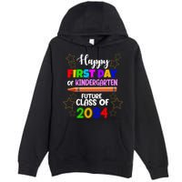 Happy First Day Of Kindergarten Future Class Of 2034 Premium Pullover Hoodie