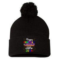 Happy First Day Of Kindergarten Future Class Of 2034 Pom Pom 12in Knit Beanie