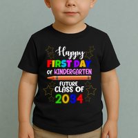Happy First Day Of Kindergarten Future Class Of 2034 Toddler T-Shirt