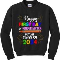 Happy First Day Of Kindergarten Future Class Of 2034 Kids Sweatshirt