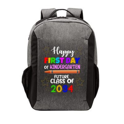 Happy First Day Of Kindergarten Future Class Of 2034 Vector Backpack