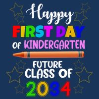 Happy First Day Of Kindergarten Future Class Of 2034 Infant Baby Jersey Bodysuit