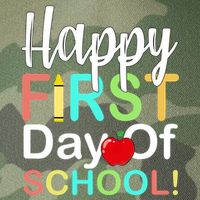 Happy First Day Of School Legacy Tie Dye Trucker Hat