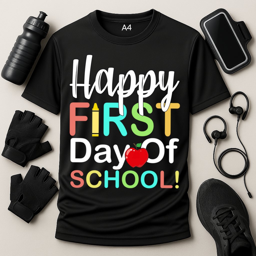 Happy First Day Of School Performance Shirt