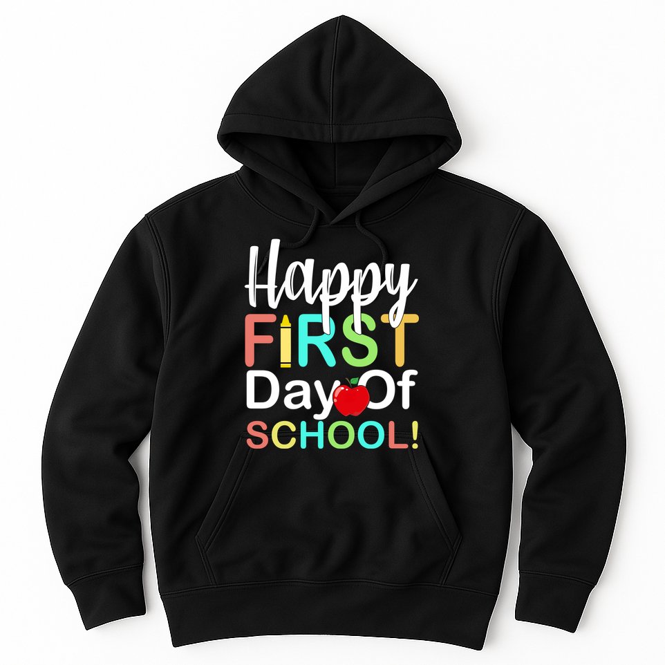 Happy First Day Of School Hoodie