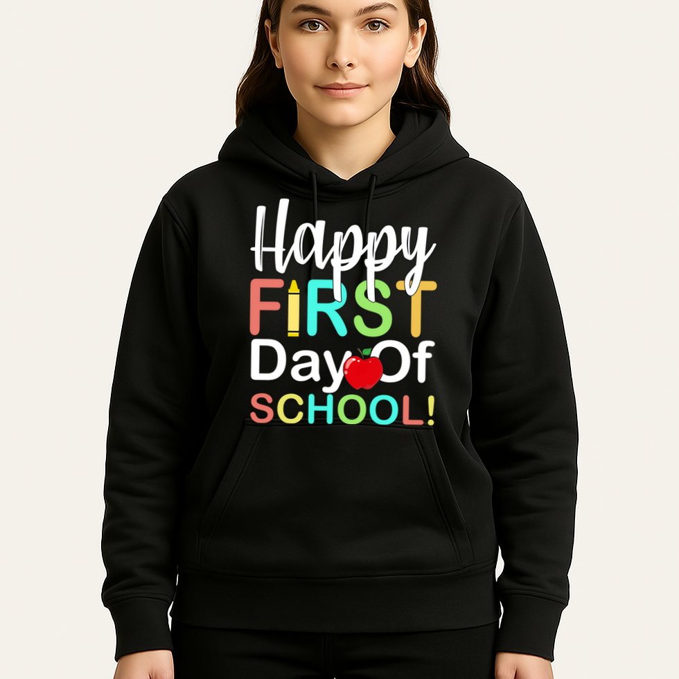 Happy First Day Of School Hoodie