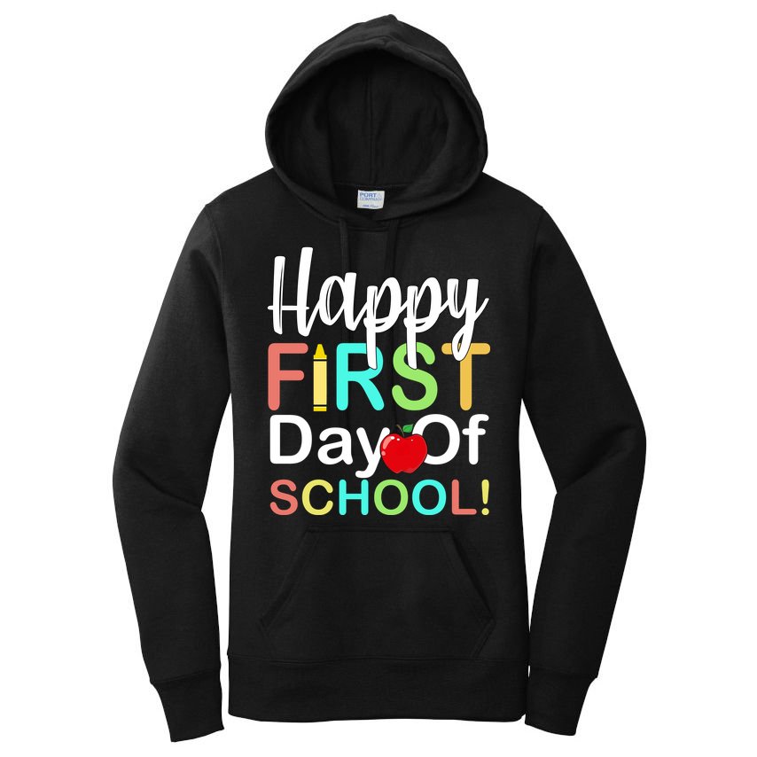 Happy First Day Of School Women's Pullover Hoodie