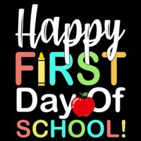 Happy First Day Of School Sustainable Knit Beanie