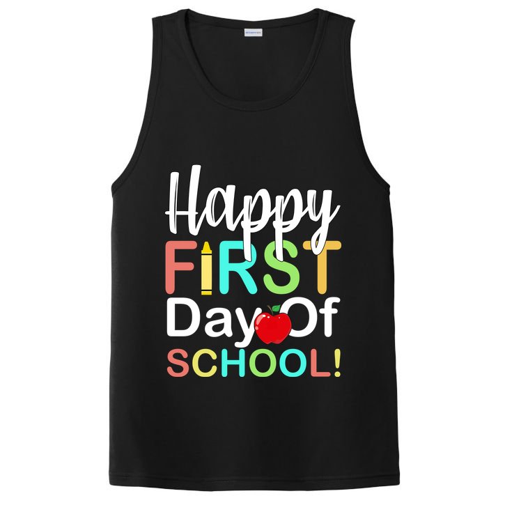 Happy First Day Of School PosiCharge Competitor Tank
