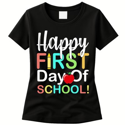 Happy First Day Of School Womens T-Shirt