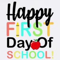 Happy First Day Of School Garment-Dyed Sweatshirt