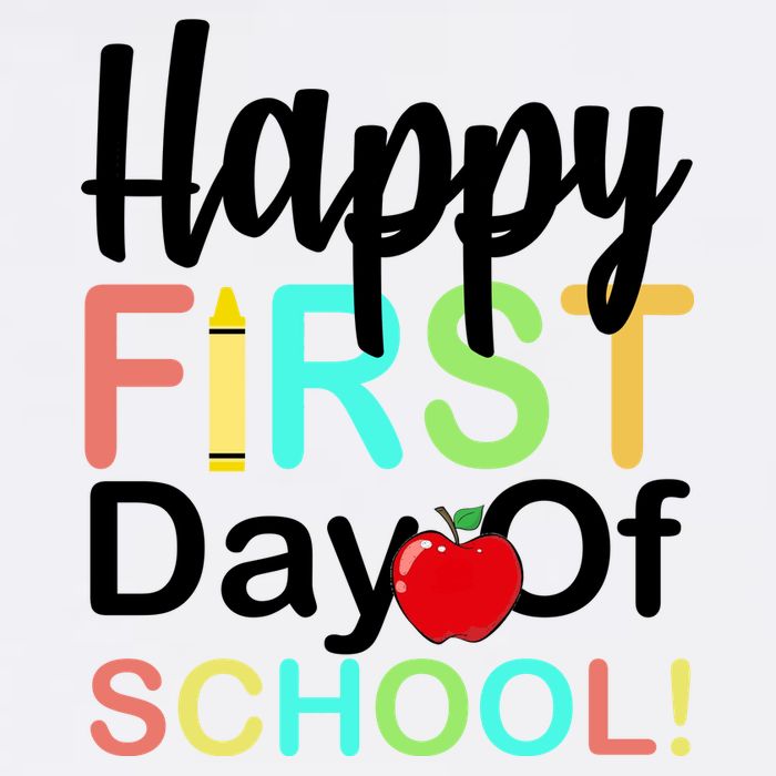 Happy First Day Of School Garment-Dyed Sweatshirt