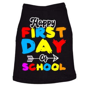 Happy First Day Of School Funny Back To School Doggie Tank