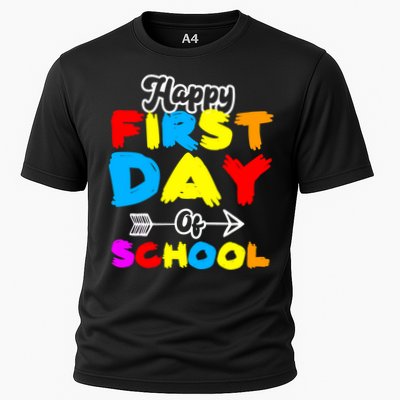 Happy First Day Of School Funny Back To School Performance Shirt