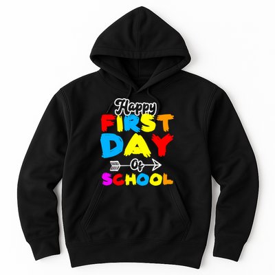 Happy First Day Of School Funny Back To School Hoodie