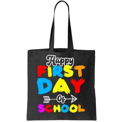 Happy First Day Of School Funny Back To School Tote Bag