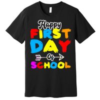 Happy First Day Of School Funny Back To School Premium T-Shirt