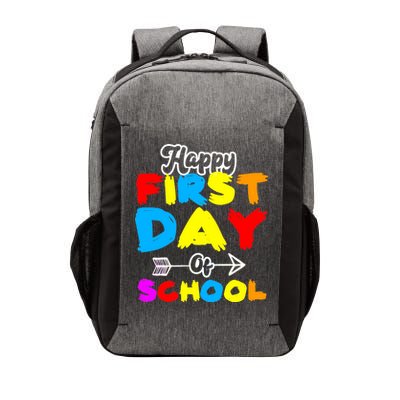 Happy First Day Of School Funny Back To School Vector Backpack