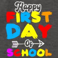 Happy First Day Of School Funny Back To School Vector Backpack