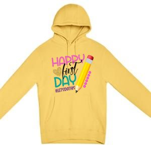 Happy First Day Of School Lets Do This Premium Pullover Hoodie