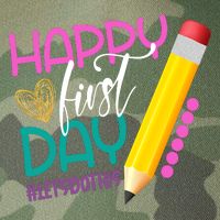Happy First Day Of School Lets Do This Legacy Tie Dye Trucker Hat