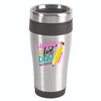 Happy First Day Of School Lets Do This 16oz Travel Tumbler