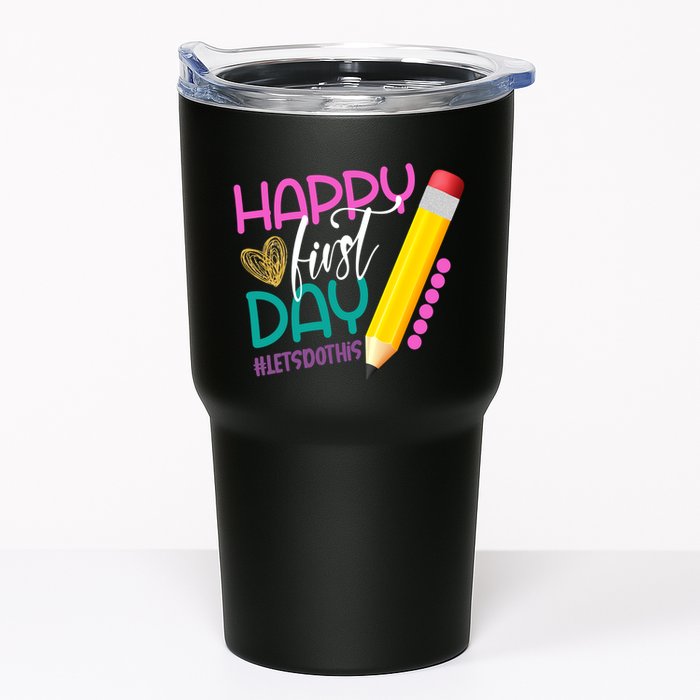 Happy First Day Of School Lets Do This Tumbler