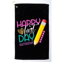 Happy First Day Of School Lets Do This Golf Towel
