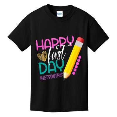 Happy First Day Of School Lets Do This Kids T-Shirt