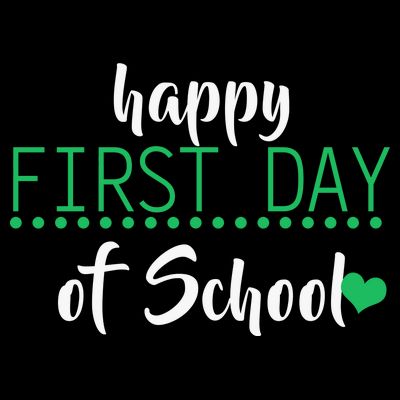 Happy First Day Of School Logo T-Shirt