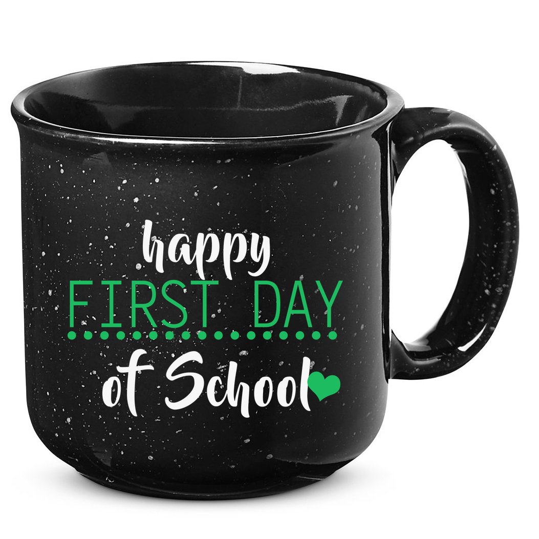 Happy First Day Of School Logo 15oz Campfire Ceramic Mug