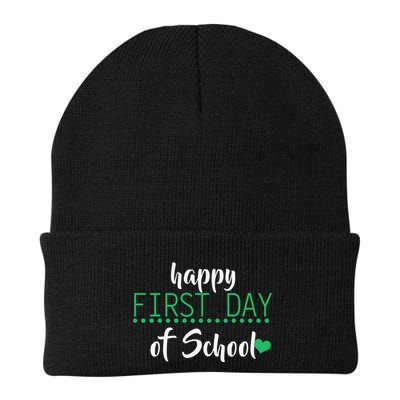 Happy First Day Of School Logo Beanie