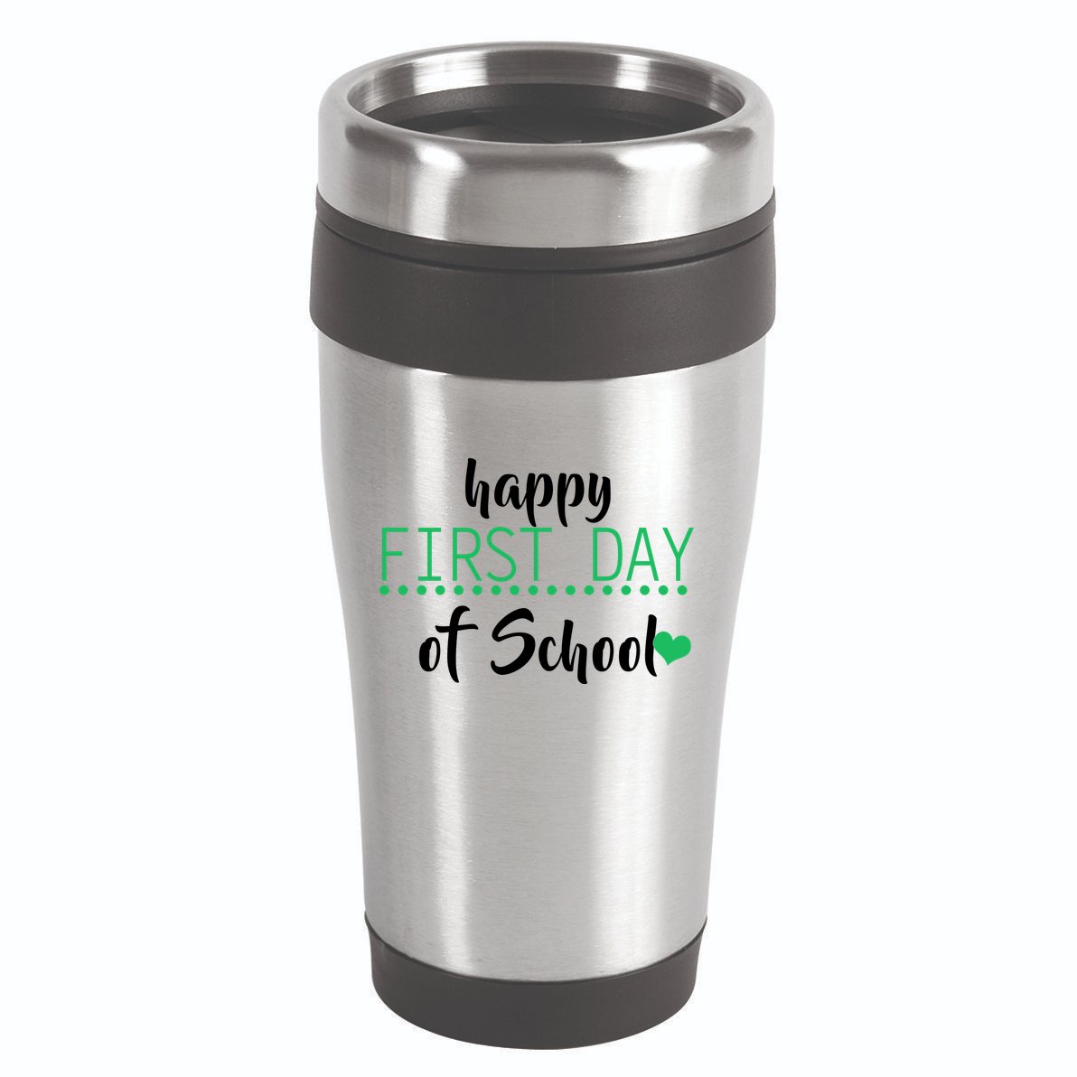 Happy First Day Of School Logo 16oz Travel Tumbler