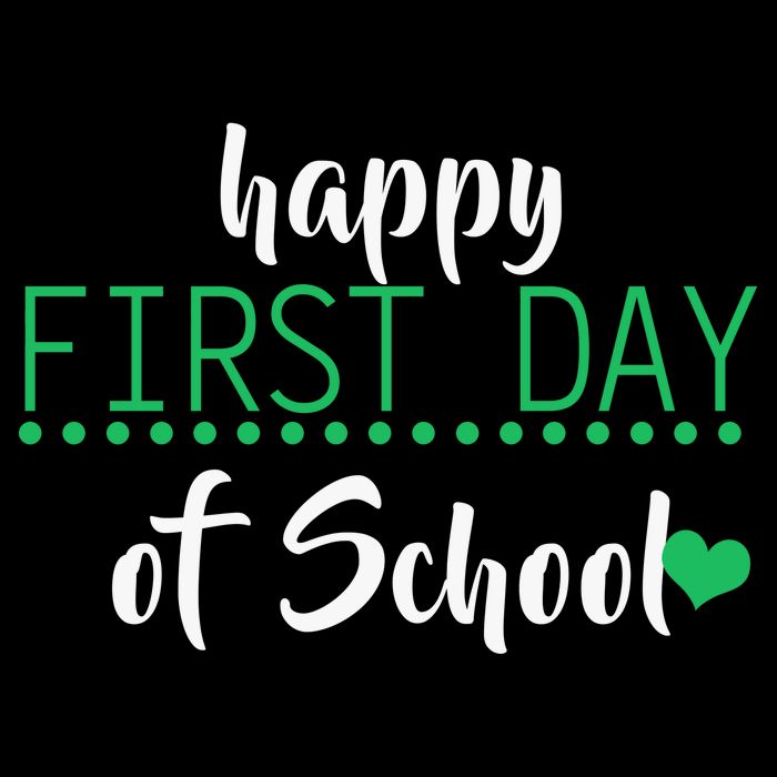Happy First Day Of School Logo Short Acrylic Beanie