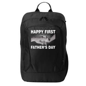 Happy First Father's Day City Backpack