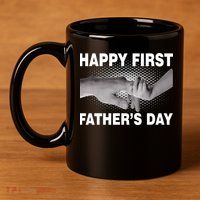 Happy First Father's Day 11oz C Handle Ceramic Mug